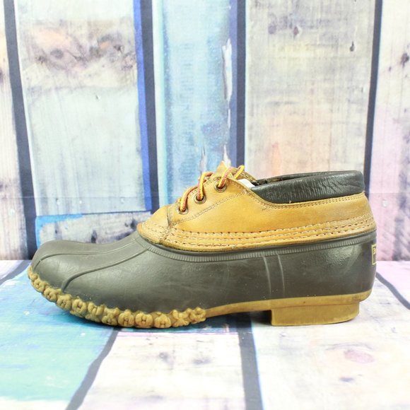 L.L. Bean Other - LL Bean Rubber Leather Moc Moccasin Boots Size 9